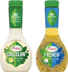 Praise+Dressing+330mL+Selected+Varieties