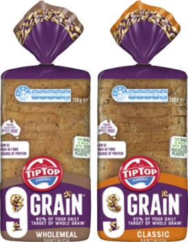 Tip+Top+9+Grain+Bread+700-750g+Selected+Varieties