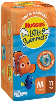 Huggies-Little-Swimmers-Medium-11-Pack-Selected-Varieties on sale