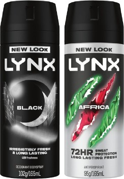 Lynx+Deodorant+Body+Spray+or+Antiperspirant+165mL+Selected+Varieties