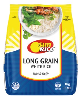 SunRice-Long-Grain-White-Rice-1kg on sale