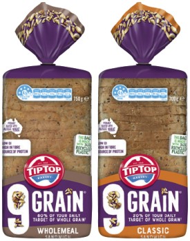 Tip+Top+9+Grain+Bread+700-750g+Selected+Varieties