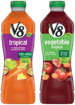 V8-Fruit-Vegetable-Juice-125-Litre-Selected-Varieties on sale