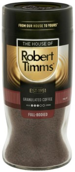Robert-Timms-Instant-Coffee-200g-Selected-Varieties on sale