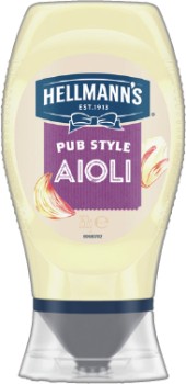 Hellmann%26rsquo%3Bs+Squeezy+Garlic+Aioli+or+Mayo+250%E2%80%91252g+Selected+Varieties