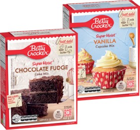 Betty+Crocker+Super+Moist+Baking+Mix+370%E2%80%91450g+Selected+Varieties