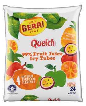 Berri+Quelch+99%25+Fruit+Juice+Icy+Tubes+24+Pack+Selected+Varieties