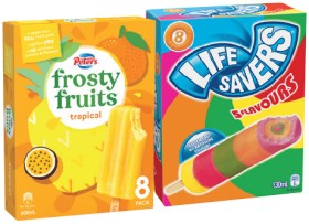 Life+Savers+Ice+Block%2C+Peters+Frosty+Fruits+8+Pack+or+Fruit+Stack+6+Pack+Selected+Varieties