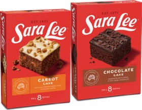 Sara+Lee+Chocolate+Cake+350g+or+Carrot+Cake+400g