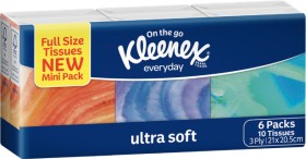 Kleenex+Everyday+Ultra+Soft+Pocket+Tissues+6+Pack
