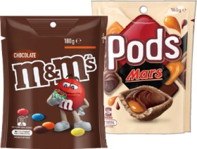 MMs-120180g-Pods-160g-or-Maltesers-120140g-Share-Pack-Selected-Varieties on sale