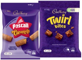Pascall+Chocolate+Share+Bag+160%E2%80%91185g+or+Cadbury+Bitesize+120%E2%80%91150g+Selected+Varieties