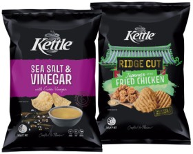 Kettle+Classic+or+Ridge+Cut+Potato+Chips+150%E2%80%91165g+Selected+Varieties