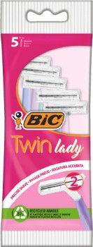 BIC+Twin+Lady+Disposable+Female+Shaver+5+Pack