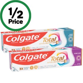 Colgate+Total+Active+Prevention+Deep+Clean+or+Gum+Care+Toothpaste+200g