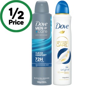 Dove+Advanced+Care+Deodorant+72H+250ml