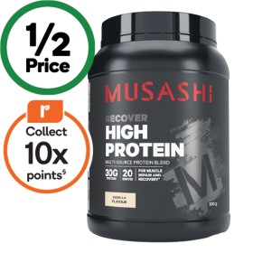 Musashi-High-Protein-Powder-900g on sale