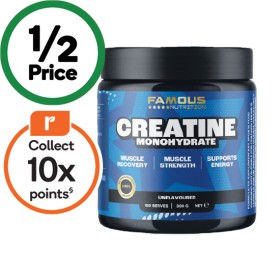 Famous-Nutrition-Creatine-300g on sale