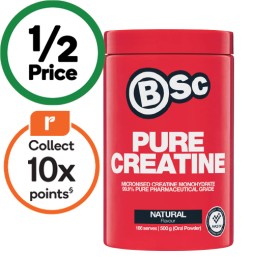 BSc-Pure-Creatine-500g on sale