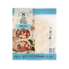 Woolworths+Soft+White+or+Wholegrain+Wraps+360g+Pk+8