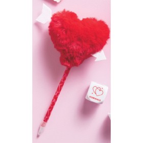 Valentine%26rsquo%3Bs+Day+Fluffy+Pen+Heart+Red