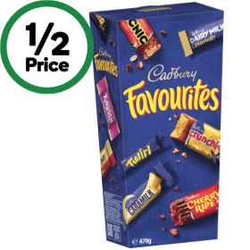 Cadbury-Favourites-470g on sale
