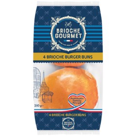 Brioche+Gourmet+Burger+Buns+250g+Pk+4
