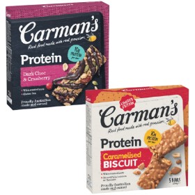 Carmans-Protein-Bars-150-200g-Pk-5 on sale