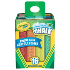 Crayola+Washable+Sidewalk+Chalk+Pk+16