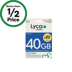 Lyca-20-Starter-Pack on sale