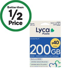 Lyca-40-Starter-Pack on sale