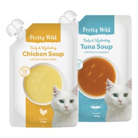 Pretty-Wild-Soup-Cat-Treats-155g on sale