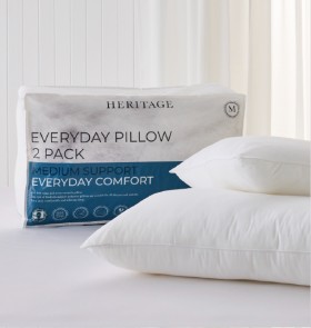 Heritage+Everyday+Pillow+2+Pack+in+White