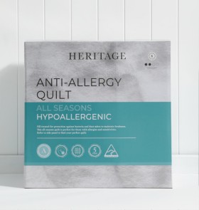 Heritage+Allergy+Sensitive+Quilt+in+White