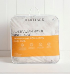 Heritage-Wool-Underlay-in-White on sale