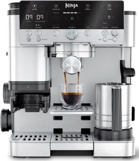 Ninja-Luxe-Cafe-Manual-Espresso-Machine-Stainless-Steel on sale