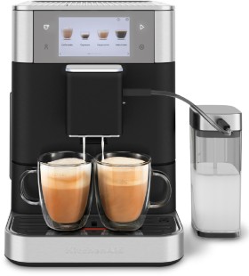 KitchenAid-Fully-Auto-Espresso-Machine-with-Milk-Container-Cast-Iron-Black on sale