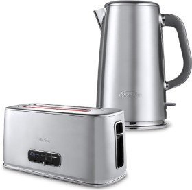 Sunbeam+Arise+Collection+Inline+4+Slice+Toaster+or+1.7L+Kettle+-+Stainless+Steel