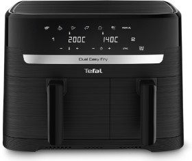 Tefal+Dual+Easy+Fry+Essential+Airfryer+-+Black