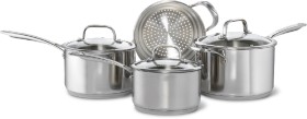 The+Cooks+Collective+4pc+ONE+Stainless+Steel+Cookware+Set