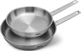 Woll+2pc+Steel+Frypan+Set+20cm+and+28cm