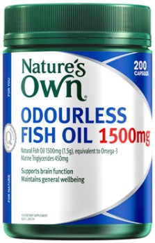 Nature%26rsquo%3Bs+Own+Odourless+Fish+Oil+1500mg+200+Capsules