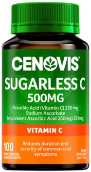 Cenovis+Sugarless+Vitamin+C+500mg+100+Chewable+Tablets