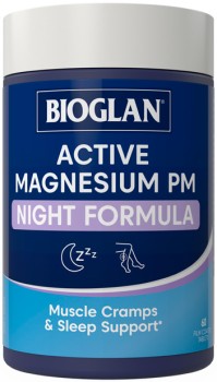 Bioglan-Active-Magnesium-PM-Night-Formula-60-Tablets on sale