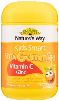 Natures-Way-Kids-Smart-Vita-Gummies-Vitamin-C-Zinc-120-Pastilles on sale