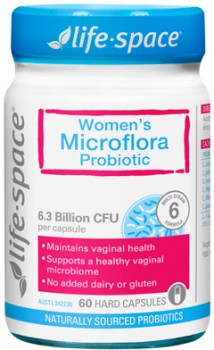Life-Space-Womens-Microflora-Probiotic-60-Capsules on sale