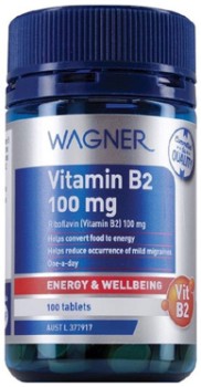 Wagner+Vitamin+B2+100mg+100+Tablets
