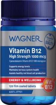 Wagner-Vitamin-B12-High-Strength-1000mcg-120-Tablets on sale