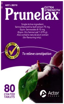 Prunelax-Extra-Strength-80-Tablets on sale