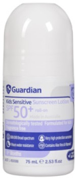Guardian+Kids+Sensitive+Sunscreen+Lotion+SPF+50%2B+Roll-On+75mL